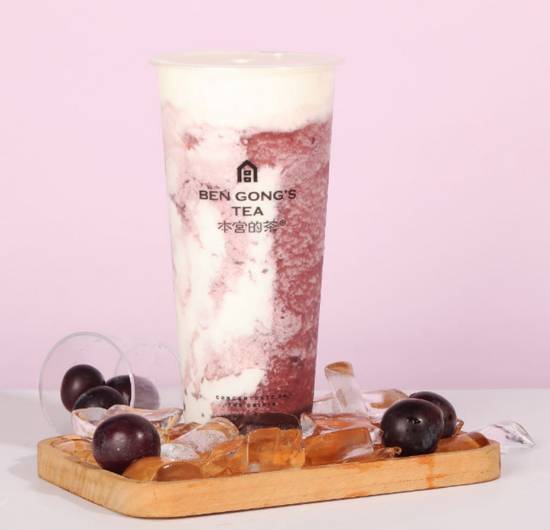 Grape Cheese Slush / 黑提芝士